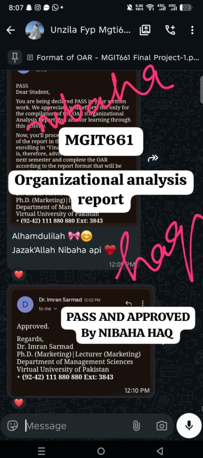 MGIT661 Organizational Analysis Report — pass and approved by Nibaha Haq